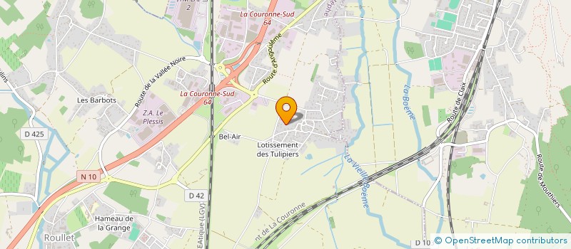 localisation de l'entreprise MONSIEUR MOHAMED BOUKARTA  ROULLET-SAINT-ESTEPHE