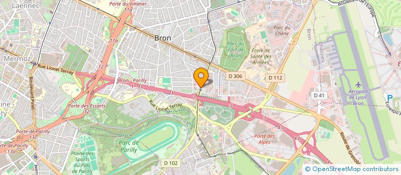 localisation de l'entreprise MONSIEUR MOHAMED BOUKHALOUCHA  BRON