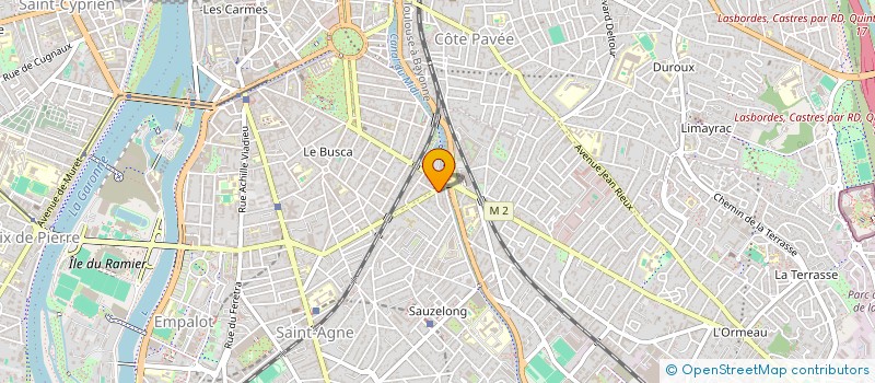 localisation de l'entreprise MONSIEUR MOHAMED BOUKHBIZA à TOULOUSE
