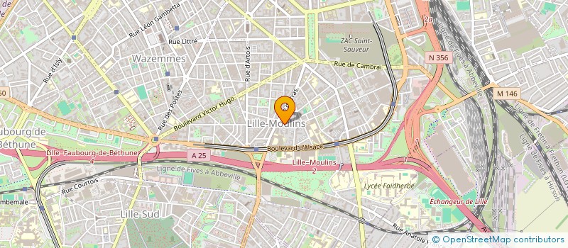 localisation de l'entreprise MONSIEUR MOHAMED BOUKLATA à LILLE