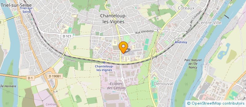 localisation de l'entreprise MONSIEUR MOHAMED BOUKRIT  CHANTELOUP-LES-VIGNES