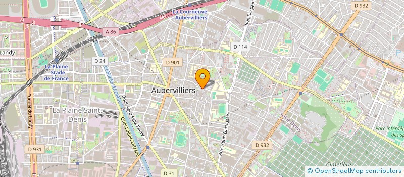 localisation de l'entreprise MONSIEUR MOHAMED BOUKRZAZA  AUBERVILLIERS