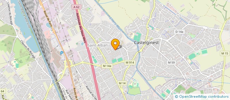 localisation de l'entreprise MONSIEUR MOHAMED BOULAHBACH  PECHBONNIEU