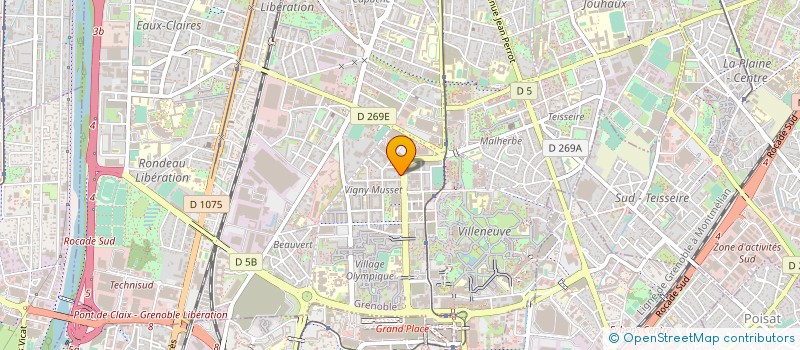 localisation de l'entreprise MONSIEUR MOHAMED BOULAHIA à GRENOBLE