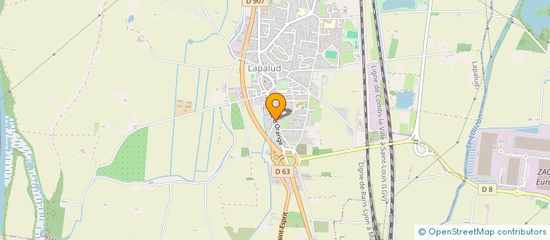 localisation de l'entreprise MONSIEUR MOHAMED BOULAJDUAT  LAPALUD