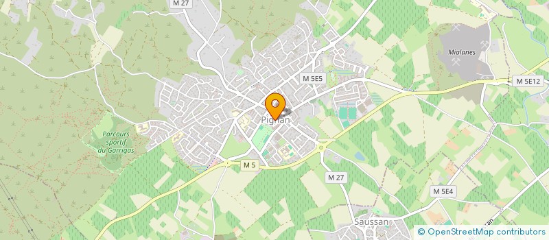 localisation de l'entreprise MONSIEUR MOHAMED BOULAJHAF  PIGNAN