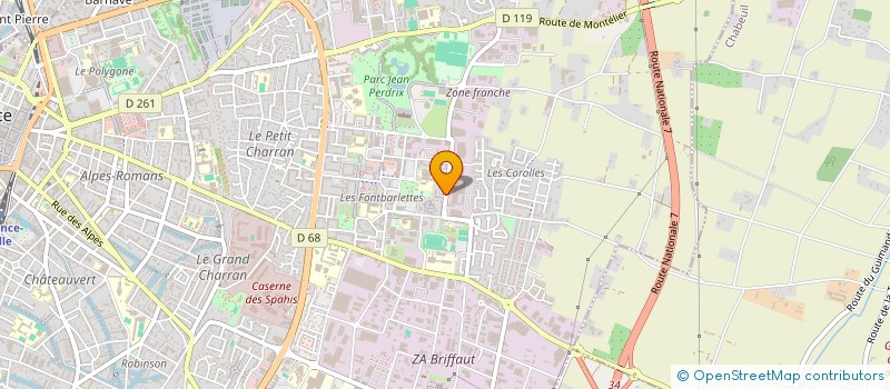 localisation de l'entreprise MONSIEUR MOHAMED BOULAZREG  VALENCE