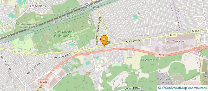 localisation de l'entreprise MONSIEUR MOHAMED BOULENOUAR  VAUJOURS