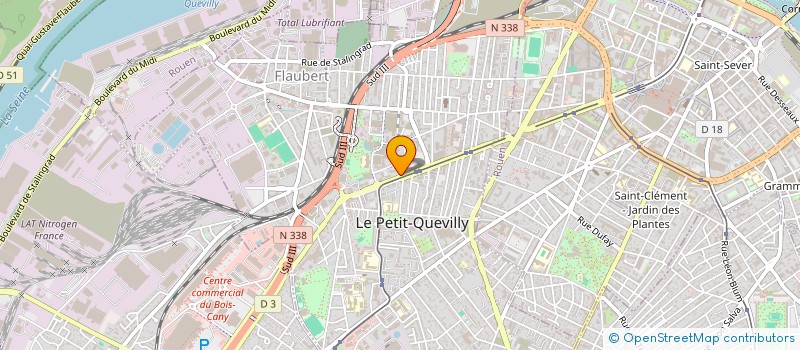 localisation de l'entreprise MONSIEUR MOHAMED BOULENOUAR  LE PETIT-QUEVILLY