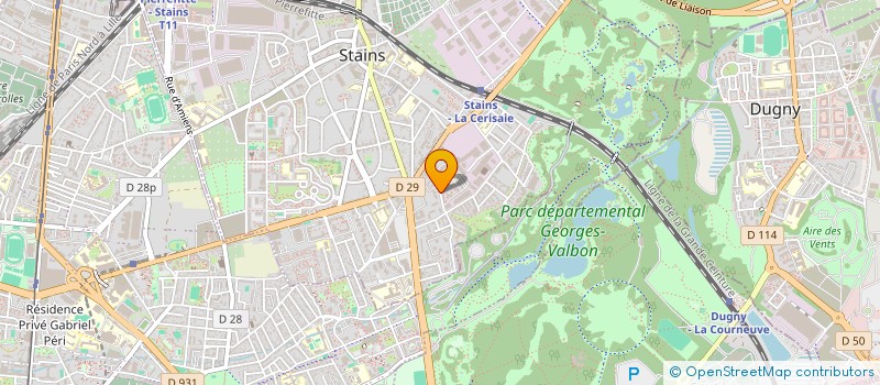 localisation de l'entreprise MONSIEUR MOHAMED BOULKANT à STAINS
