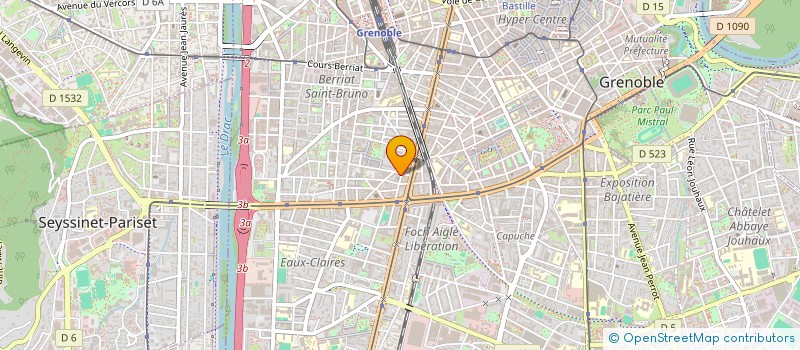 localisation de l'entreprise MONSIEUR MOHAMED BOULOUHA  GRENOBLE