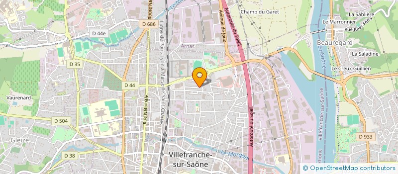 localisation de l'entreprise MONSIEUR MOHAMED BOULZAR  JASSANS-RIOTTIER