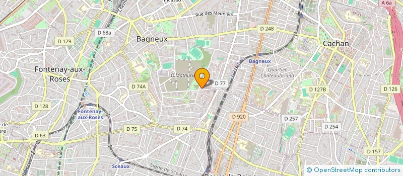 localisation de l'entreprise MONSIEUR MOHAMED BOUMANSOURA AYARI à BAGNEUX