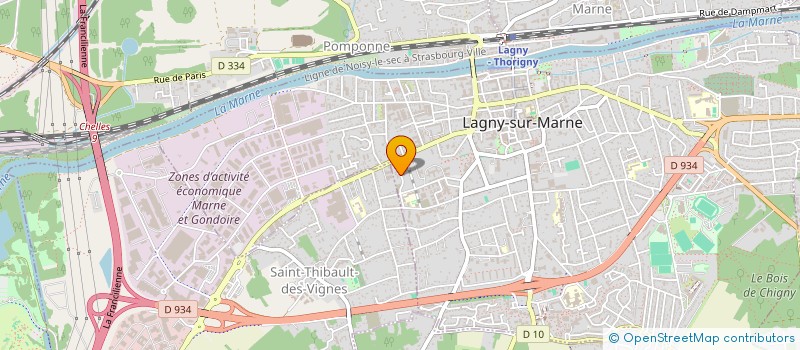 localisation de l'entreprise MONSIEUR MOHAMED BOUMAZA  LAGNY-SUR-MARNE