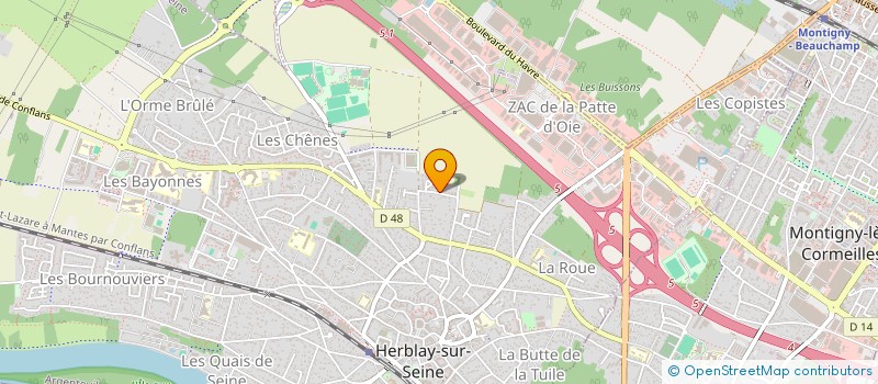 localisation de l'entreprise MONSIEUR MOHAMED BOUNETTA  HERBLAY-SUR-SEINE