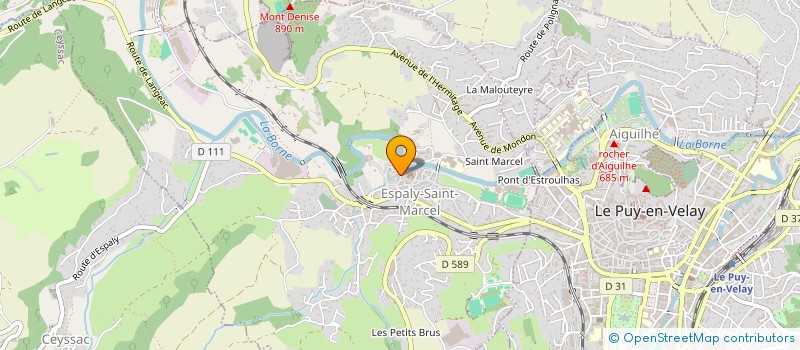 localisation de l'entreprise MONSIEUR MOHAMED BOUNID  ESPALY-SAINT-MARCEL