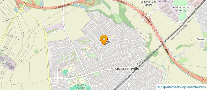 localisation de l'entreprise MONSIEUR MOHAMED BOUNOUA à GOUSSAINVILLE