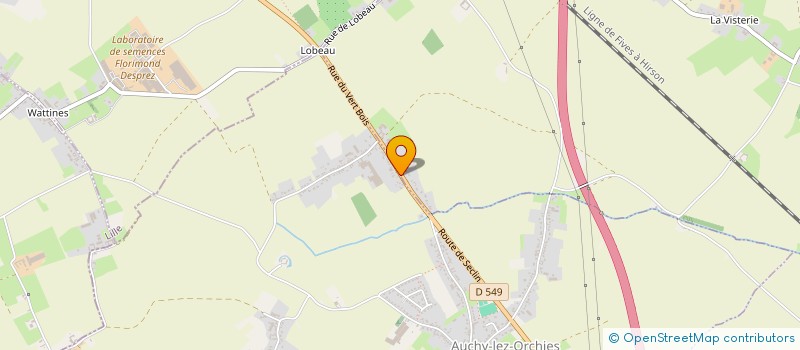 localisation de l'entreprise MONSIEUR MOHAMED BOUNOUA  AUCHY-LEZ-ORCHIES