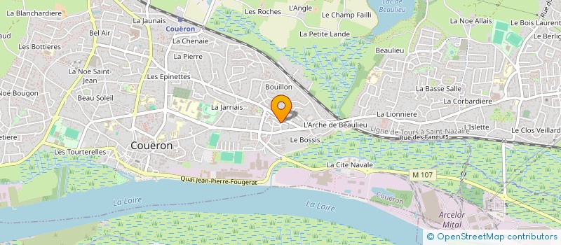 localisation de l'entreprise MONSIEUR MOHAMED BOURAHLA à COUERON
