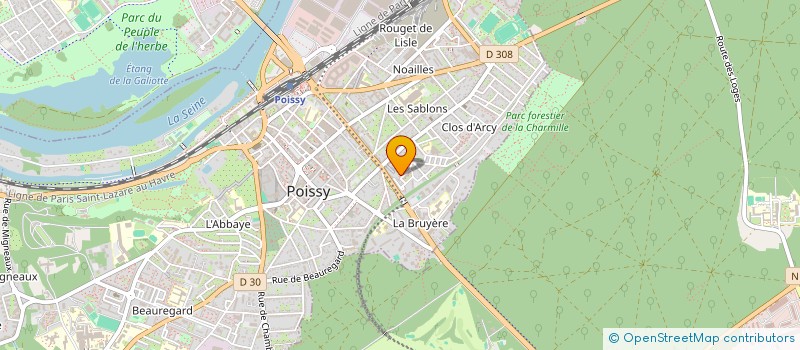 localisation de l'entreprise MONSIEUR MOHAMED BOURAOUI  POISSY