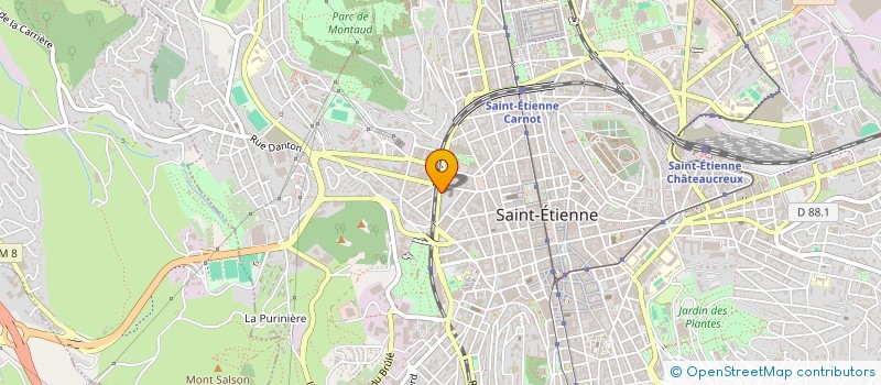 localisation de l'entreprise MONSIEUR MOHAMED BOURAS  SAINT-ETIENNE