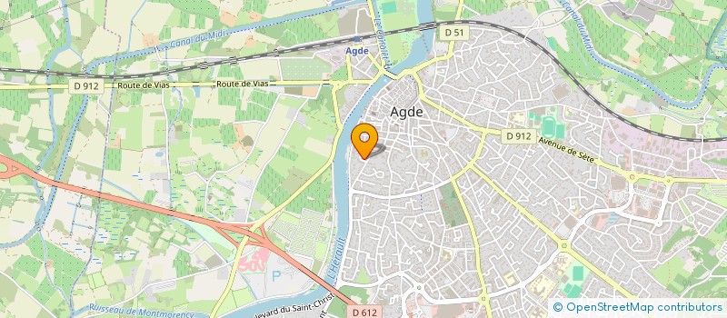 localisation de l'entreprise MONSIEUR MOHAMED BOURBIA  AGDE