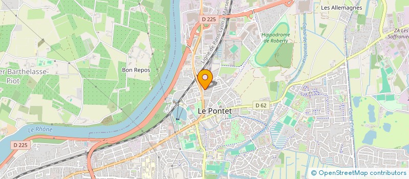 localisation de l'entreprise MONSIEUR MOHAMED BOUREGAA  LE PONTET