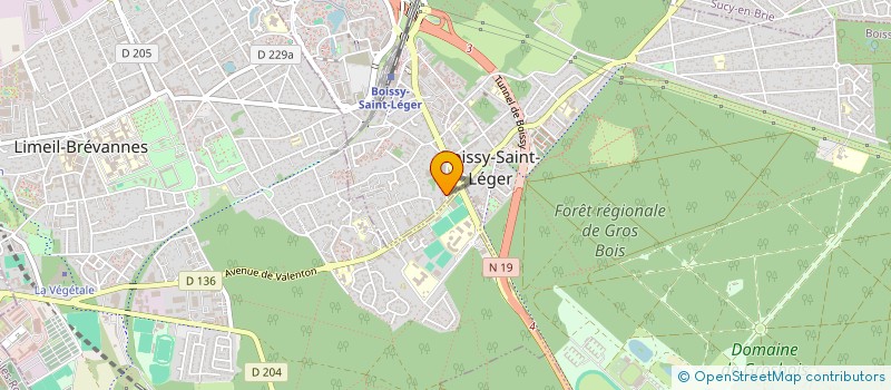localisation de l'entreprise MONSIEUR MOHAMED BOURGUIBA à BOISSY-SAINT-LEGER