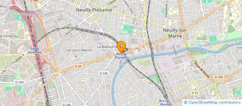 localisation de l'entreprise MONSIEUR MOHAMED BOURHIM  NEUILLY-PLAISANCE