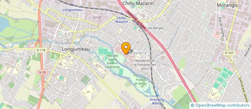 localisation de l'entreprise MONSIEUR MOHAMED BOURICHI  CHILLY-MAZARIN