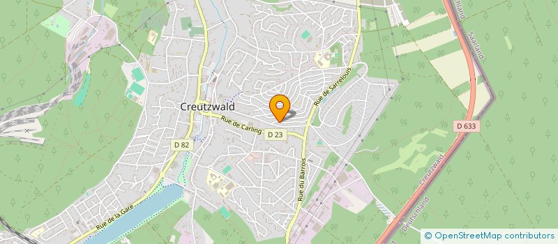 localisation de l'entreprise MONSIEUR MOHAMED BOURIGUI  CREUTZWALD