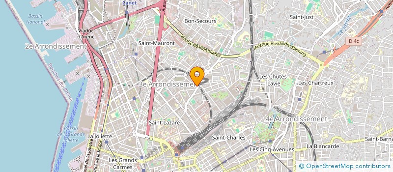 localisation de l'entreprise MONSIEUR MOHAMED BOUROKBA à MARSEILLE