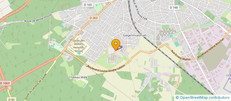 localisation de l'entreprise MONSIEUR MOHAMED BOURSAS  HAGUENAU