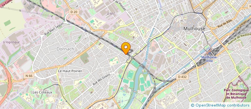 localisation de l'entreprise MONSIEUR MOHAMED BOUSAF  MULHOUSE