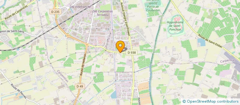 localisation de l'entreprise MONSIEUR MOHAMED BOUSHABA  CARPENTRAS