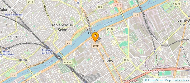 localisation de l'entreprise MONSIEUR MOHAMED BOUSHABA à CLICHY