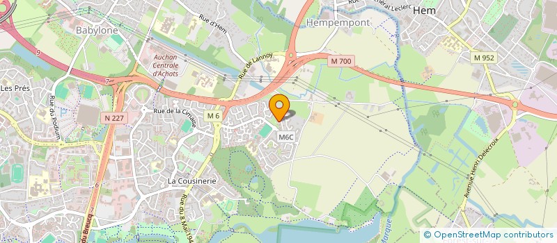 localisation de l'entreprise MONSIEUR MOHAMED BOUSNANE à VILLENEUVE-D'ASCQ