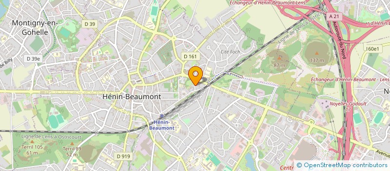 localisation de l'entreprise MONSIEUR MOHAMED BOUSSAIDA  HENIN-BEAUMONT