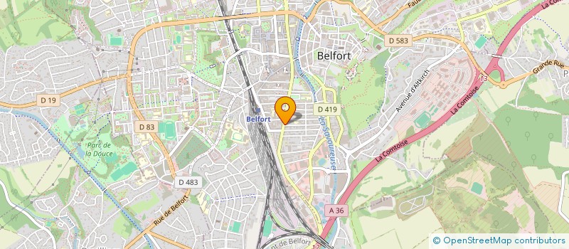 localisation de l'entreprise MONSIEUR MOHAMED BOUSSALEM à BELFORT