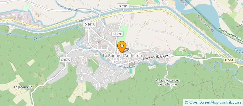 localisation de l'entreprise MONSIEUR MOHAMED BOUSSALEM  LA ROQUE-D'ANTHERON