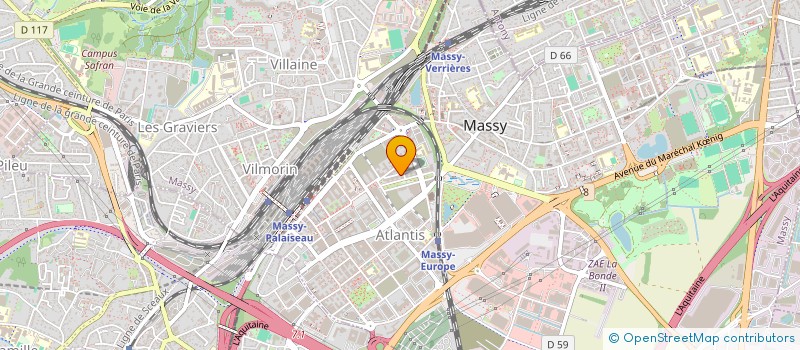 localisation de l'entreprise MONSIEUR MOHAMED BOUSSAMAA  MASSY