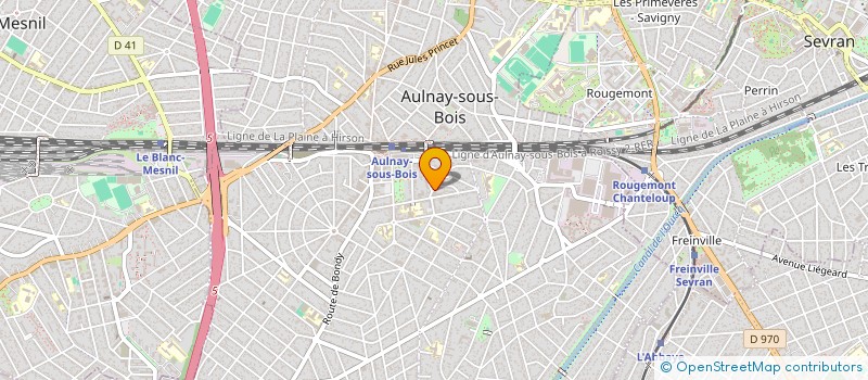 localisation de l'entreprise MONSIEUR MOHAMED BOUSSEN à AULNAY-SOUS-BOIS