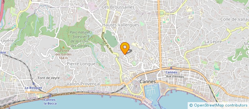 localisation de l'entreprise MONSIEUR MOHAMED BOUSSOUIFA  CANNES