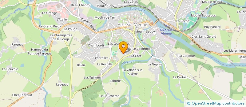 localisation de l'entreprise MONSIEUR MOHAMED BOUTAAM  AIXE-SUR-VIENNE