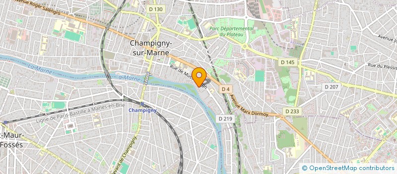 localisation de l'entreprise MONSIEUR MOHAMED BOUTAIEB à CHAMPIGNY-SUR-MARNE