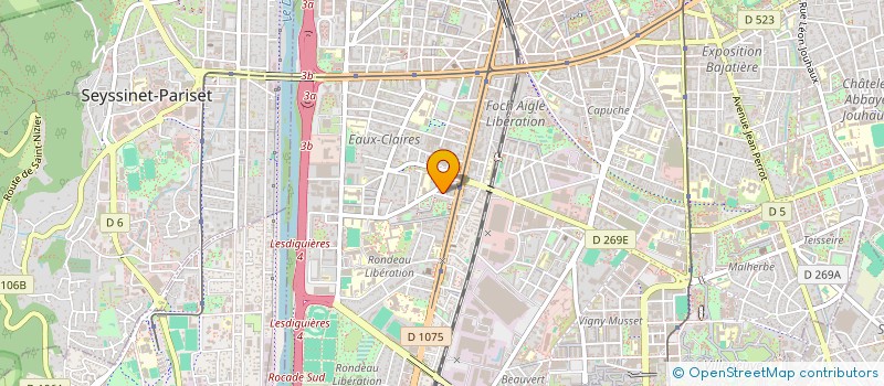 localisation de l'entreprise MONSIEUR MOHAMED BOUTALEB à GRENOBLE