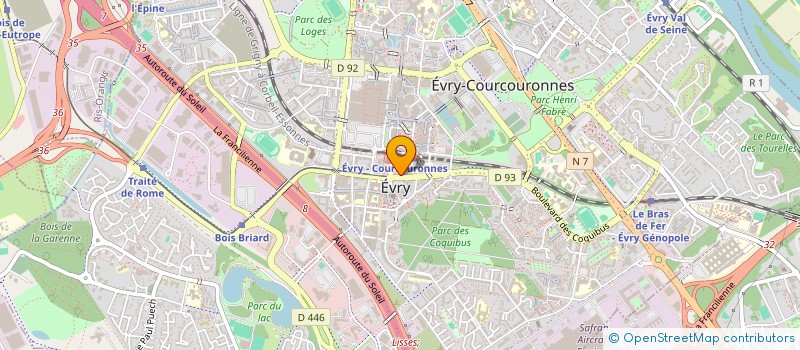 localisation de l'entreprise MONSIEUR MOHAMED BOUTALEB  EVRY-COURCOURONNES