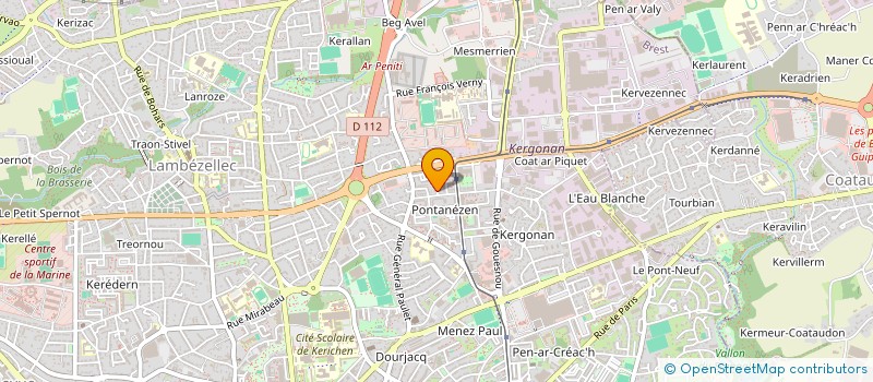 localisation de l'entreprise MONSIEUR MOHAMED BOUTARENE à BREST