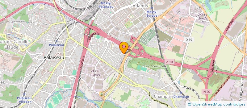 localisation de l'entreprise MONSIEUR MOHAMED BOUTELLA  PALAISEAU