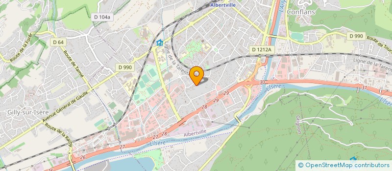 localisation de l'entreprise MONSIEUR MOHAMED BOUTERA  ALBERTVILLE